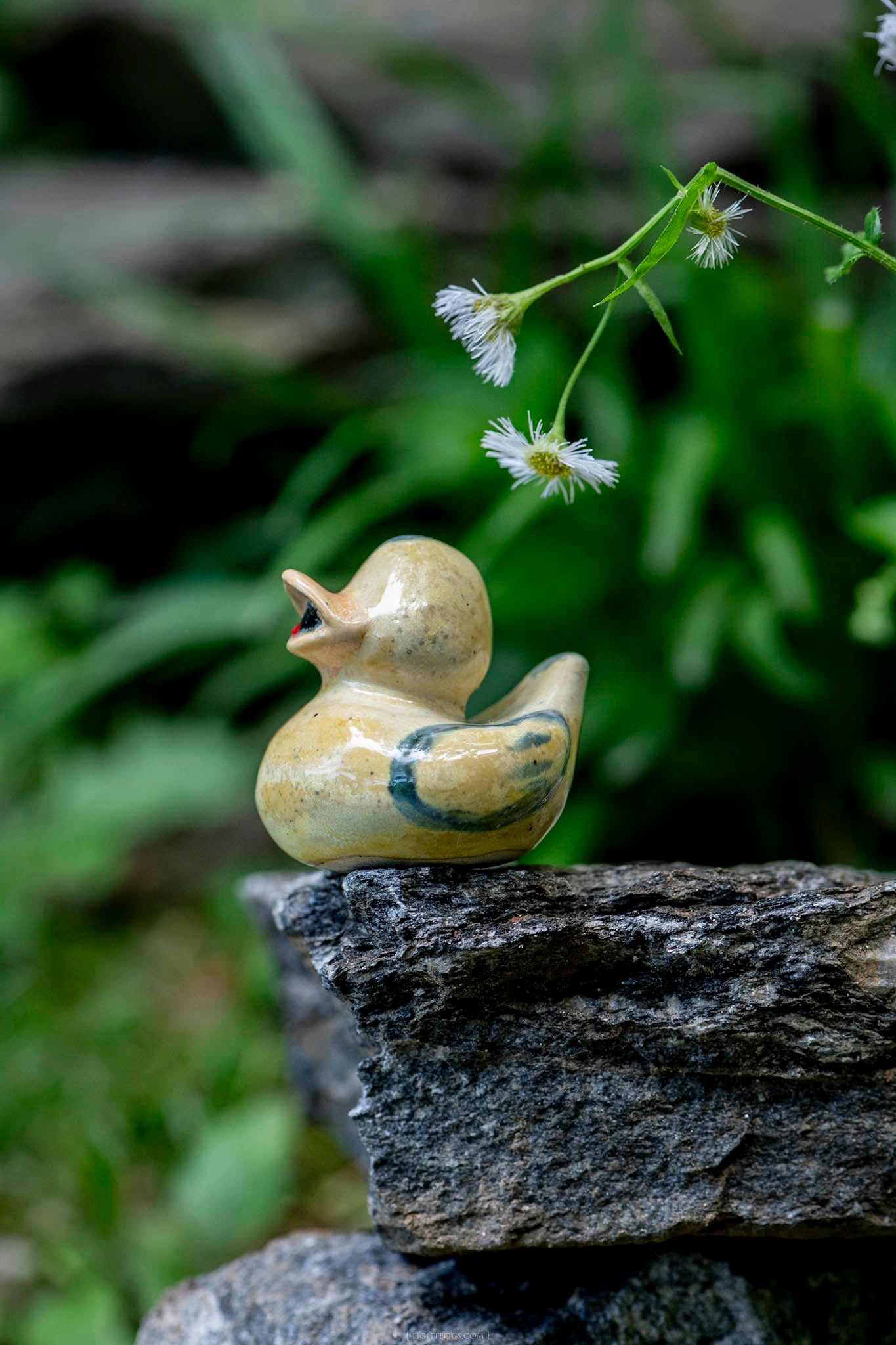 Yellow Duck with Blue highlights (Bonnie)