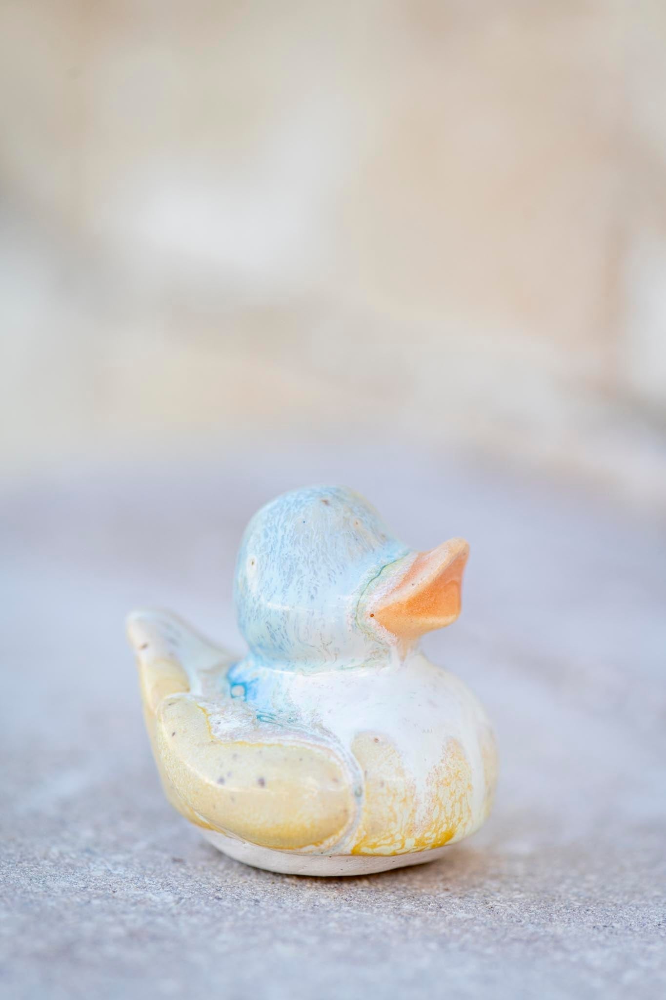 Yellow and Blue Duck